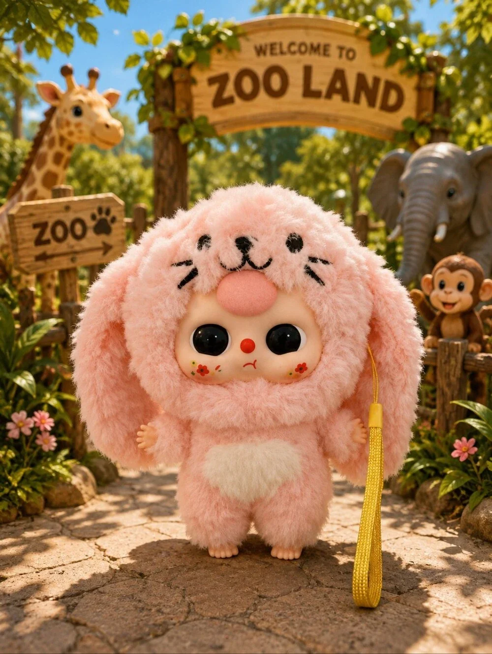 Baby Three Big Plush Animals